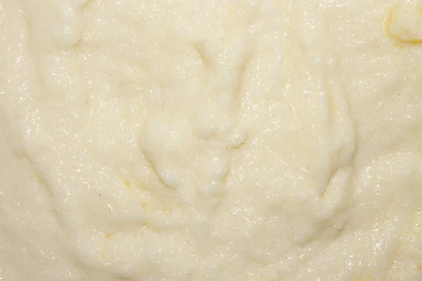 Semolina Pap Met Boter Achtergrond Van Griesmeel — Stockfoto