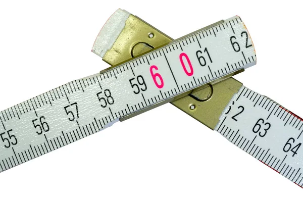 Folding Ruler Display Centimeters — Stock Photo, Image