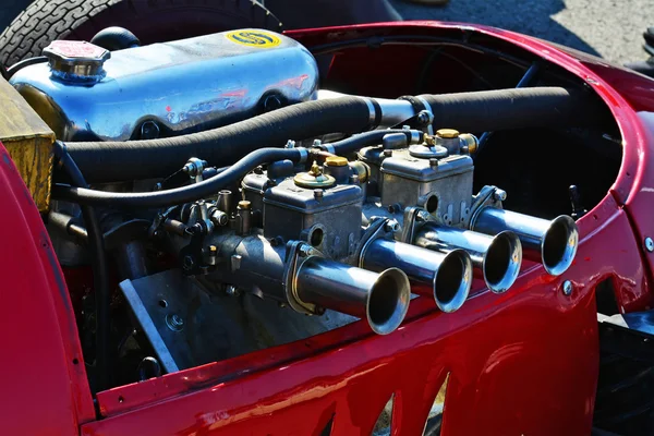 Motor de Stanguellini Formula Junior oldtimer racing car — Foto de Stock