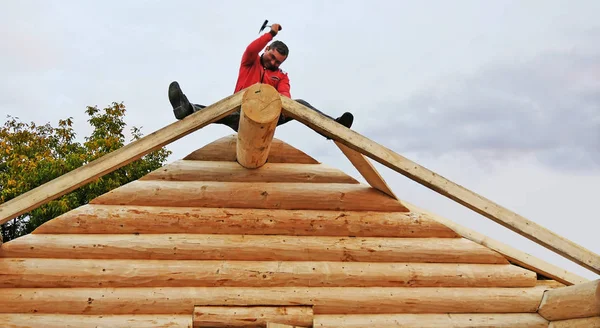 Bâtiment de cabane en bois — Photo