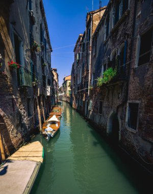 Great light and shadow in the side roads of Venice