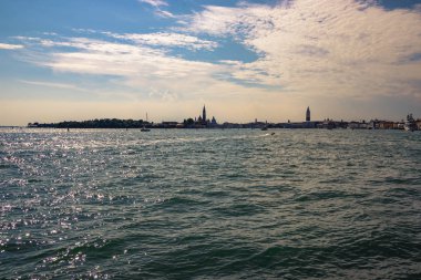 Great view to an island of the Venetian lagoon