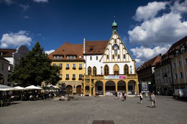 Beautiful old town hall in Bavaria