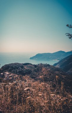 Awesome view over the italian coast