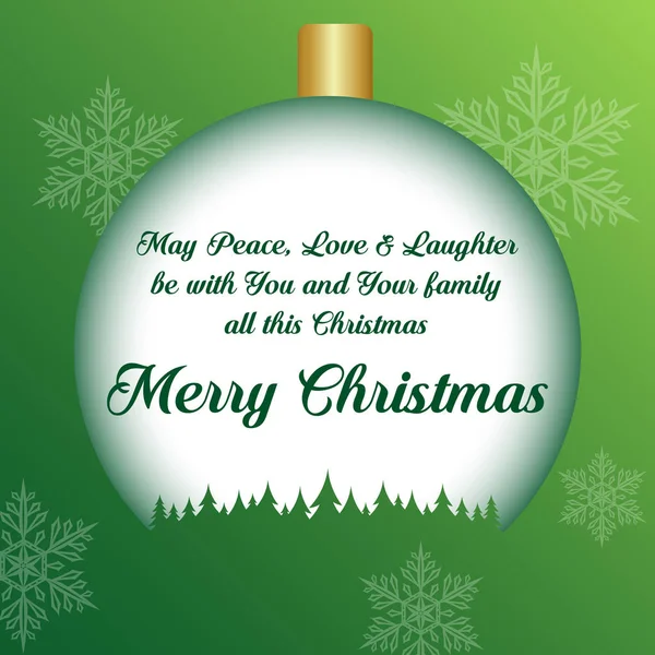 Modern Christmas Holiday Background for Greeting Card With Quote personal and company
