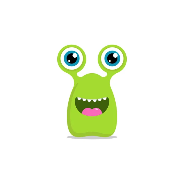 Cute Monster Character Cartoon Mascot Clipart Vector Illustration Shirt Απόκριες — Διανυσματικό Αρχείο