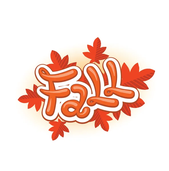 Inscription vectorielle "Fall " — Image vectorielle