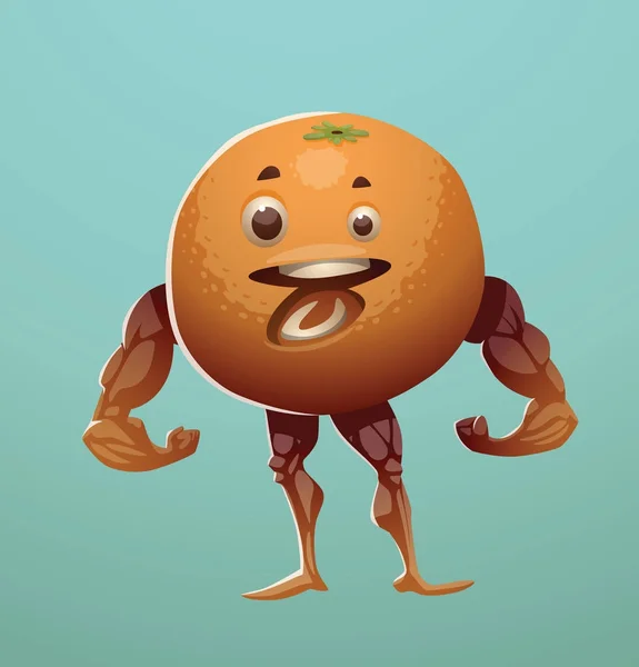 Comida saludable, naranja Ilustraciones De Stock Sin Royalties Gratis