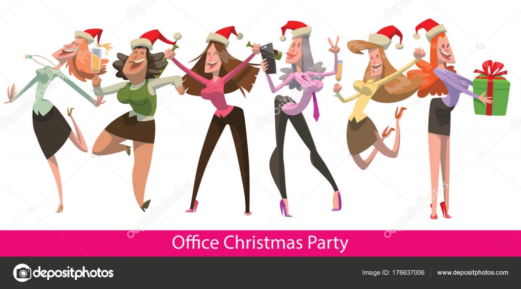 Christmas Office Party Background
