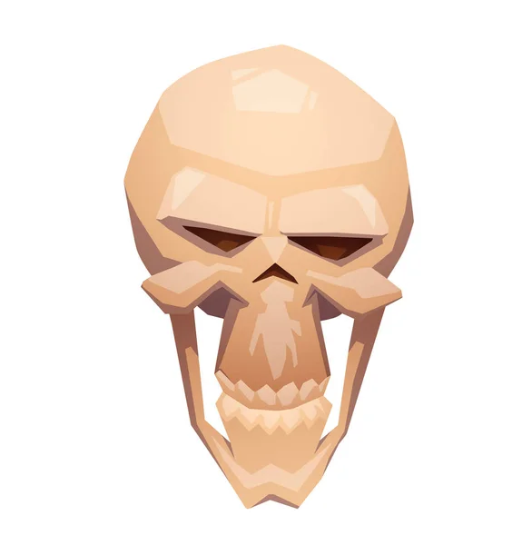 Crâne allongé humain — Image vectorielle