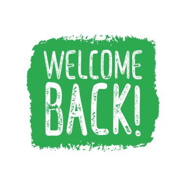 Elle çizilmiş hoş geldin alıntısı. Poster, etiket, el ilanı, başlık, kart, reklam, duyuru için mektup. 