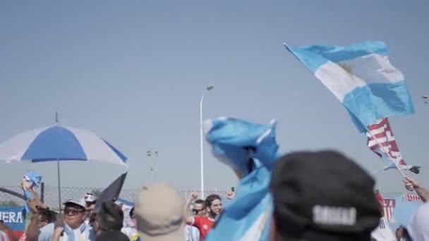 Elche Espanha Outubro 2019 Partida Amigável Futebol Argentina Equador Argentina — Vídeo de Stock