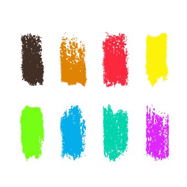 Renkli tebeşir çizgiler