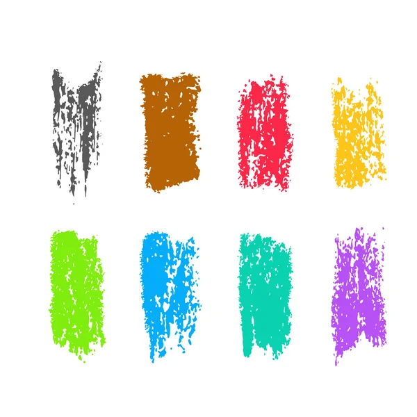 Colorful chalk stripes — Διανυσματικό Αρχείο