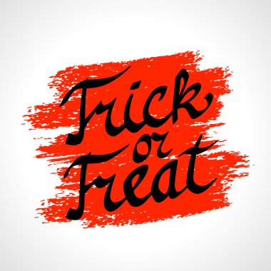 Cadılar Bayramı yazı el çekilmiş