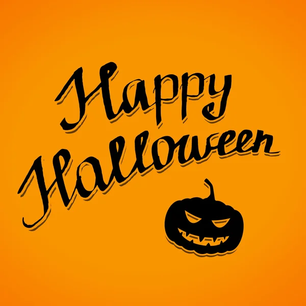 Buon Halloween lettering — Vettoriale Stock