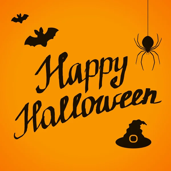 Joyeux lettrage Halloween — Image vectorielle