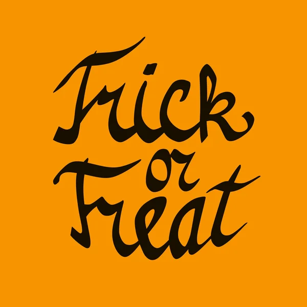 Letras de halloween dibujadas a mano — Vector de stock