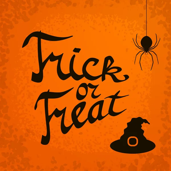 Hand getekend halloween belettering — Stockvector