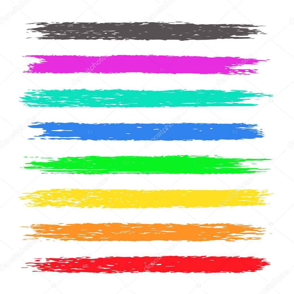 Colorful chalk stripes