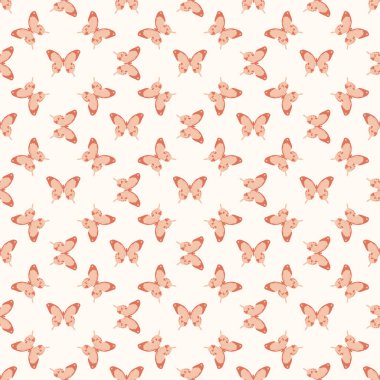 Kırmızı kelebek deseni