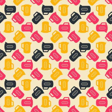 Sarı desen renk kaynar su ile