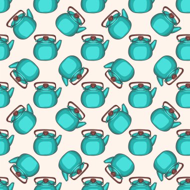 mavi su ısıtıcısı ile desen