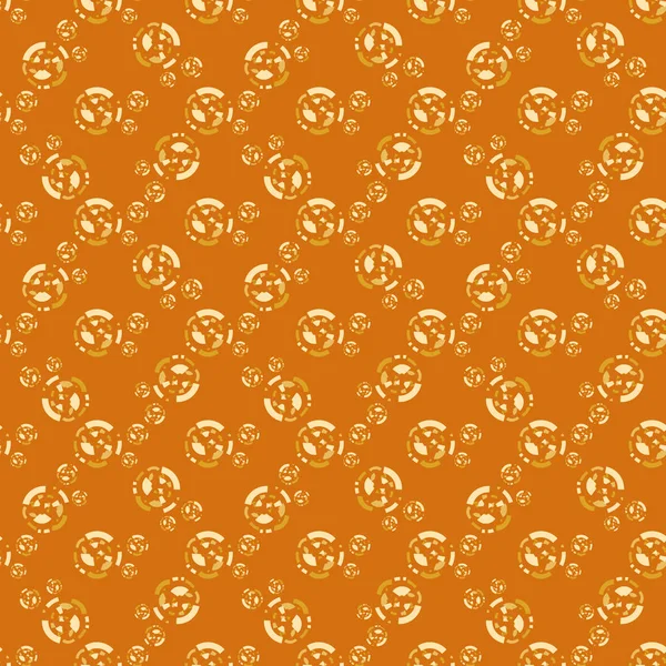 Orange geometriska mönster — Stock vektor