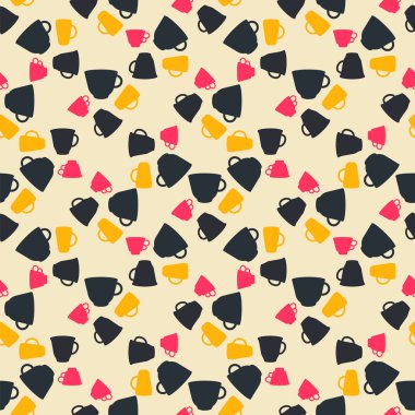 cups ile sarı desen