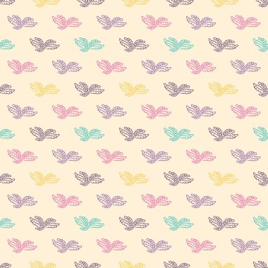 Sorunsuz doodle renkli desen scrapbooks için