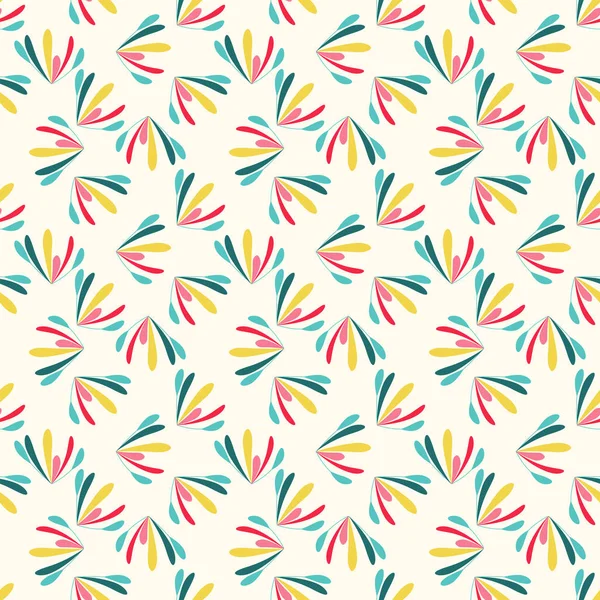 Motif floral sans couture — Image vectorielle