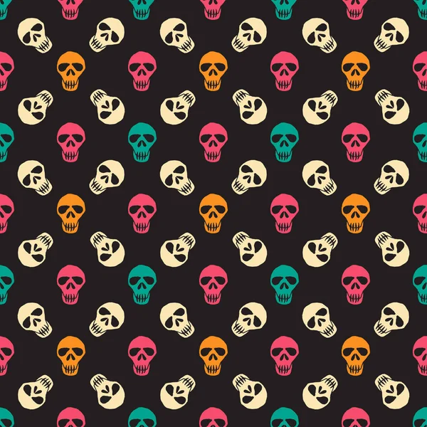 Dikişsiz renkli Cadılar Bayramı desen