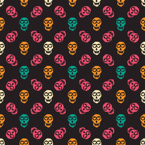 Dikişsiz renkli Cadılar Bayramı desen