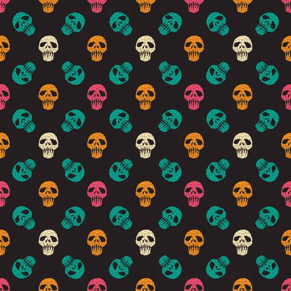 Seamless colorful halloween pattern — Stock Vector