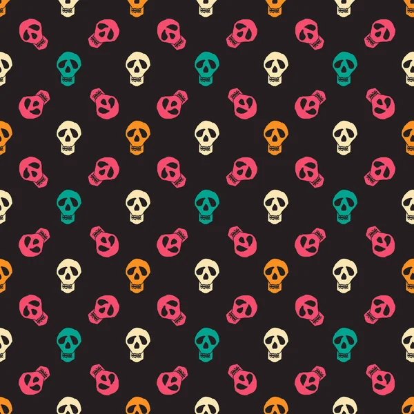 Seamless colorful halloween pattern — Stock Vector