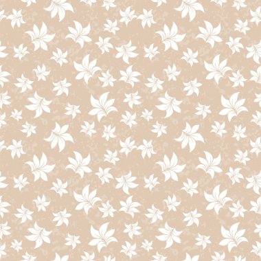 Kesintisiz renkli çiçek desenli. Vektör arka plan soyut yapraklar. Scrapbooking için desenli kağıt duvar kağıdı