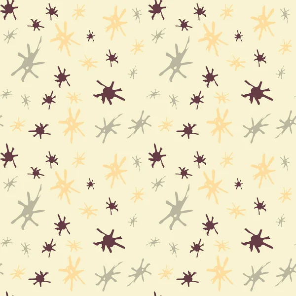 シームレスなカラフルな花柄 しみとベクトルの背景 スクラップブッ キングのパターン紙壁紙 — ストックベクタ