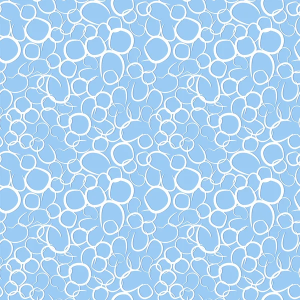 青のシームレスなパターン 形の抽象ベクトルの背景 スクラップブッ キングのパターン紙壁紙 — ストックベクタ