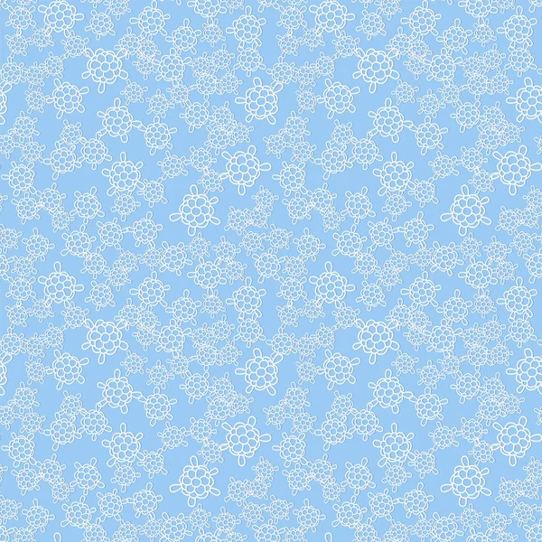 Patrón Azul Sin Costuras Fondo Vectorial Con Formas Abstractas Papel — Archivo Imágenes Vectoriales