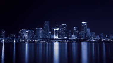 Miami gece görünümü