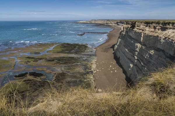 Coastal Landscape Cliffs Patagonia Argentina — Stock Photo, Image