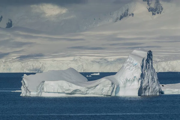 Floating ice near the Antarctic Peninsula.