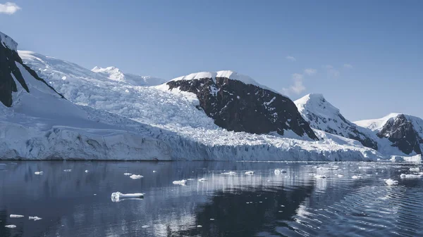 Paisaje Montañas Antárticas Polo Sur Península Antártica — Foto de Stock