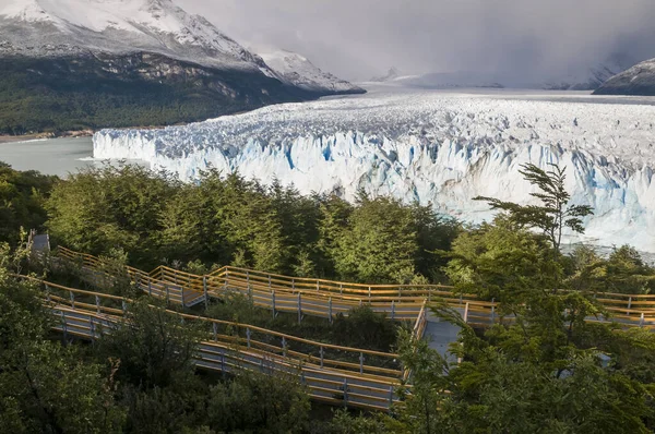 Ghiacciaio Perito Moreno Parco Nazionale Los Glaciares Santa Cruz — Foto Stock