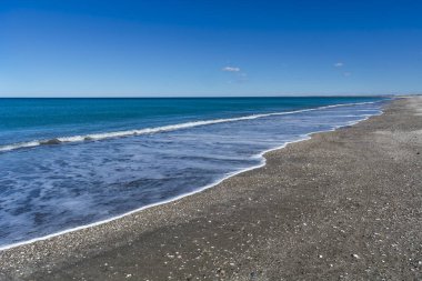 Shell Beach, San Antonio Doğu Limanı, Rio Negro, Patagonya Argen