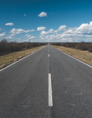 Pampas ovasında rota, Patagonya, Arjantin