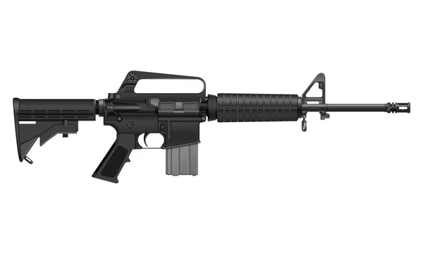 Colt Model Semi Automatic Carbine Colt Stock — стоковый вектор