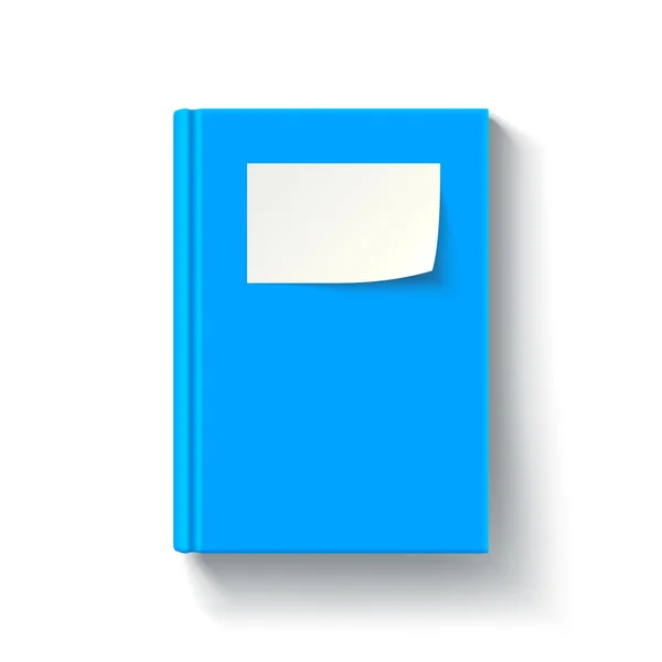 Papel de libro azul — Archivo Imágenes Vectoriales