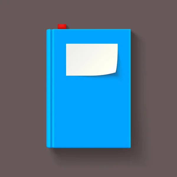 Blue book 01 — Stockový vektor