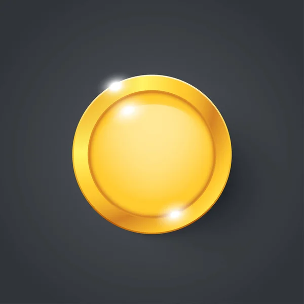 Złota moneta 01 — Wektor stockowy